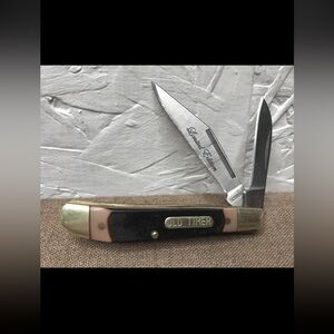 Schrade Limited Edition 72OT Old Timer 2-Blade Black & Tan/Brown Pocket Knife